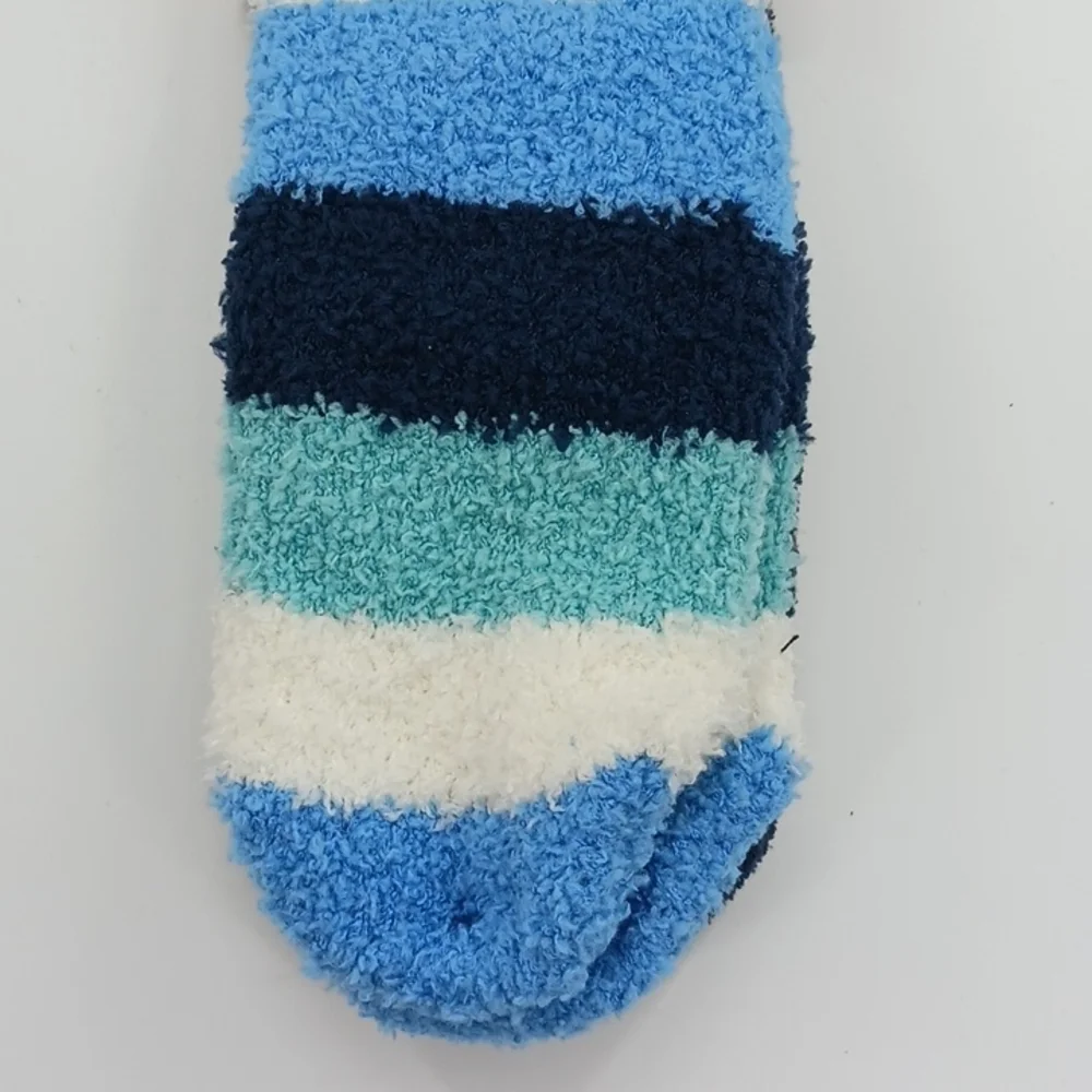 Wondershop Kids Cozy Socks Hanukkah Menorah Holiday Fuzzy Blue XS/S